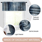 Emvency 4 Pack Valances Window Treatments, 52x12 Inch Rod Pocket Valances - Image 2