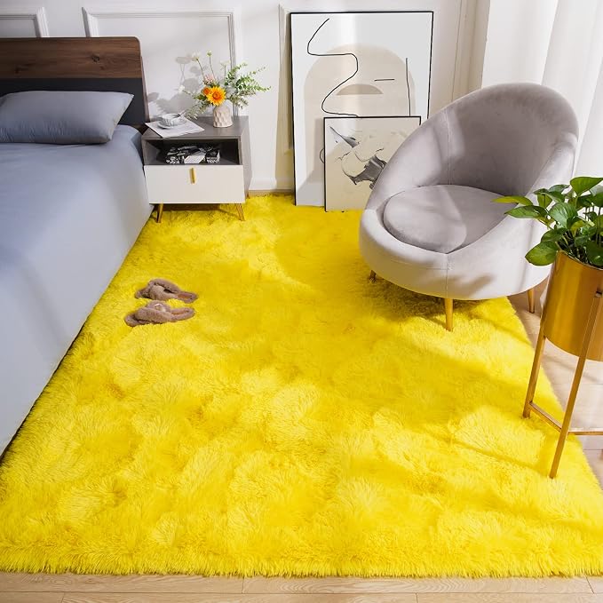 Amearea Premium Soft Fluffy Rug Modern Shag Carpet, 8x10 Feet, Fuzzy Shaggy Rugs - Image 2