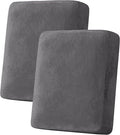 H.VERSAILTEX Velvet Stretch Couch Cushion Cover Plush Cushion Slipcover by HVERSAILTEX