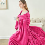 BEDELITE Fleece Blanket Hot Pink Valentines Throw Blanket - Image 5
