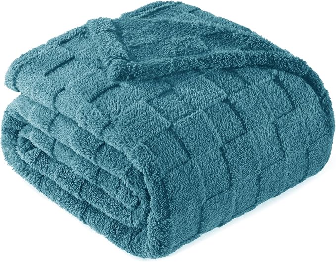 Exclusivo Mezcla Queen Size Flannel Fleece Blanket, Super Soft and Warm by ExclusivoMezcla