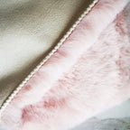 Ghouse Soft Faux Sheepskin Fur Rug 4x6 Pink Fluffy Plush Shag Bedside Rug - Image 4