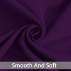 Yakamok Purple Blackout Curtains Room Darkening Thermal Insulated Grommet top - Image 5