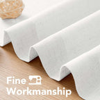 H.VERSAILTEX 2 Pack Ultra Luxurious High Woven Linen Elegant Semi Sheer - Image 6