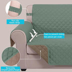 U-NICE HOME Recliner Chair Covers Reversible Chair Cover Pet Covers - Image 3