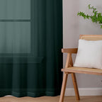 Chyhomenyc Hunter Green Sheer Valances - Image 9