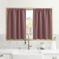 RYB HOME Cafe Blackout Curtains 24 inch Length, RV Curtains by RYBHOME