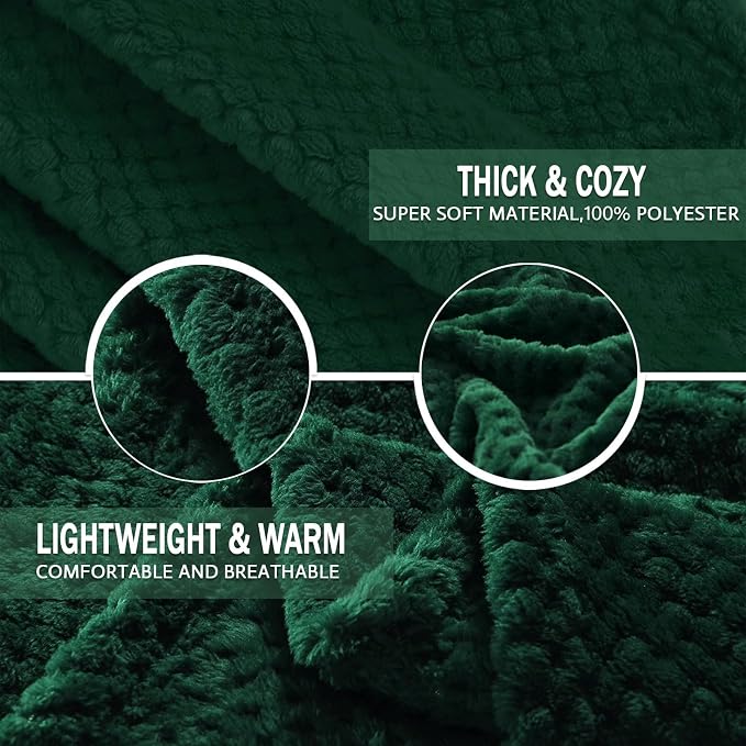 Exclusivo Mezcla Fleece Bed Blanket King Size, Super Soft and Warm Blankets - Image 7