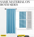 NICETOWN RV Blackout Curtains for Camper Windows, Teal Blue, Short Blackout - Image 5
