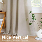 H.VERSAILTEX Living Room Linen Curtains - Image 7