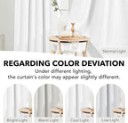 Deconovo Total Blackout Curtains 2 Panels W42 x L72— 100% Blackout, Thermal - Image 5