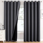 ChrisDowa 100% Blackout Curtains 84 inch Long by ChrisDowa