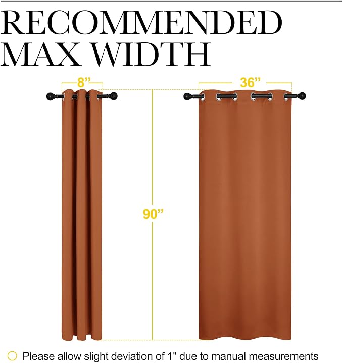 NICETOWN Halloween Room Darkening Drapes - Image 7