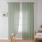 Simplebrand Sheer Curtains 72 Inches Long 2 Panels by Simplebrand