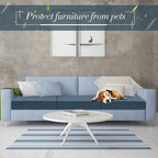Newwiee Set of 4 Stretch Patio Cushion Covers Sofa Couch Seat Chair Slipcovers - Image 6