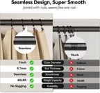 YaFex Heavy Duty Curtain Rods 32-150 Inch, 1 Inch Adjustable Black Curtain Rod - Image 3