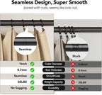 YaFex Heavy Duty Curtain Rods 32-120 Inch, 1 Inch Adjustable Black Curtain Rod - Image 3