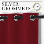 NICETOWN Christmas Window Curtains Blackout Drapes, Thermal Insulated Home - Image 3