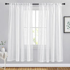NICETOWN Semi Sheer Window Curtain Panels - Image 2