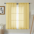 Gwine Sheer Curtains 63 Inch Length by Gwine