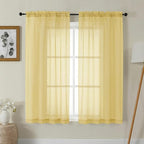Gwine Sheer Curtains 63 Inch Length by Gwine