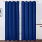 LEMOMO Blackout Curtains 52 x 95 inch/Royal Blue Curtains Set of 2 by Lemomo