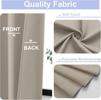 Simplebrand Ava Stone Blackout Curtains - Image 3
