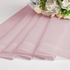 Chyhomenyc Blush Pink Sheer Curtains 108 Inches Long - Image 3