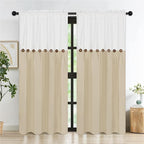 FRAMICS Farmhouse Cotton Linen Curtains - Image 9