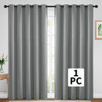 Yakamok Wide Thermal Blackout Patio Door Curtain Panel, Sliding Door Insulated - Image 2