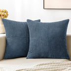 MIULEE Blue Decorative Throw Pillow Covers 16x16 Inch by MIULEE