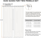 100% Blackout Shield Linen Blackout Curtains - Image 9