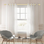 1” Diameter Gold Curtain Rod Itself is 30-60 inch 2 Pack, Fit 30 to 56 Windows - Image 6