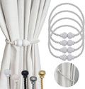 4 Pack Magnetic Curtain Tiebacks Modern Handmade Rope Curtain Tie Backs by HIASTRA