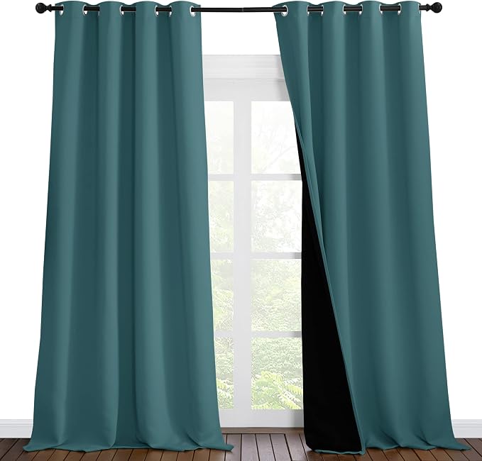 NICETOWN 100% Blackout Blinds, Laundry Room Decor Window Treatment Curtains by NICETOWN