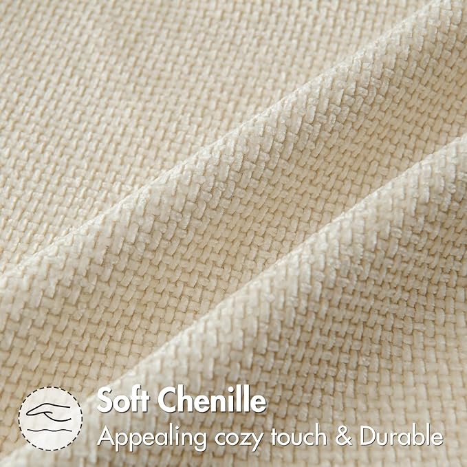 MIULEE Pack of 2 Couch Throw Pillow Covers 20x20 Inch Neutral Cream Modern Boho - Image 6