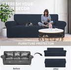 Easy-Going Stretch Oversized Loveseat Slipcover 1-Piece Sofa Cover Furniture - Image 4