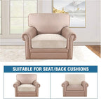H.VERSAILTEX Velvet Stretch Couch Cushion Cover Plush Cushion Slipcover - Image 3