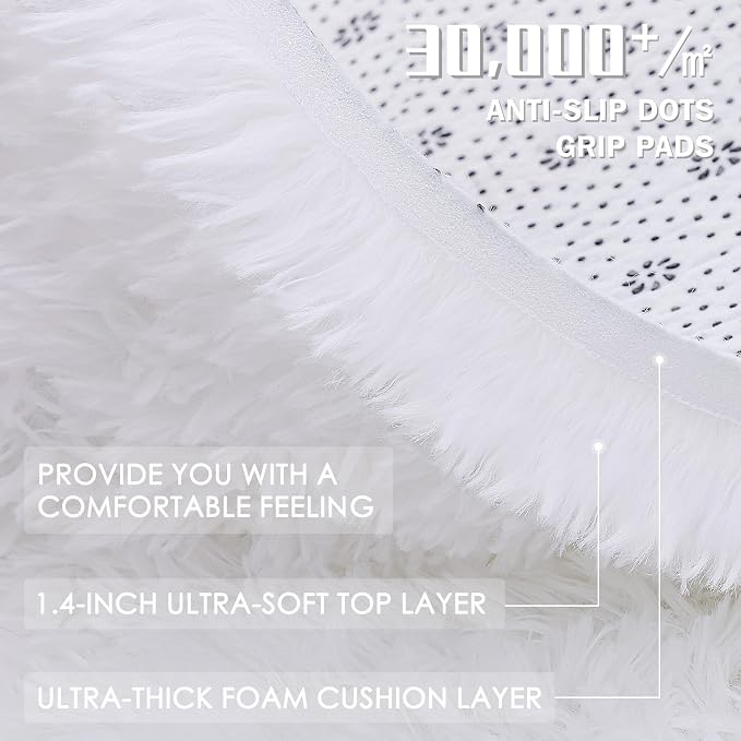 OLANLY 8x10 Machine Washable Large Area Rugs - Image 5
