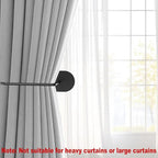 4 pcs Curtain tiebacks Hooks Screw-in, Curtain holdbacks Wall Mounted, Curtain - Image 3