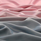Estelar Textiler Grey and Pink Ombre Short Blackout Curtains 36 Inch Long - Image 9