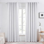 Deconovo Back Tab and Rod Pocket Blackout Curtains by Deconovo