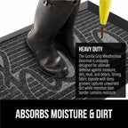 GORILLA GRIP 100% Waterproof All-Season WeatherMAX Doormat 35x23, US Designed - Image 4