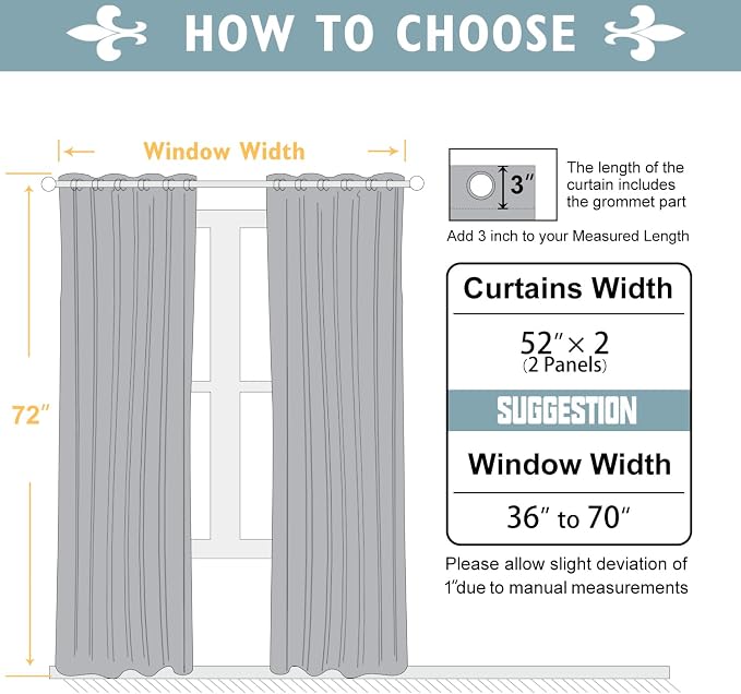 ChrisDowa 100% Blackout Curtains - Image 5