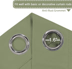 H.VERSAILTEX Blackout Patio Curtains 100 x 96 Inches - Image 3