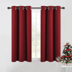 NICETOWN Christmas Bedroom Curtains Blackout Draperies, Home Decorations by NICETOWN