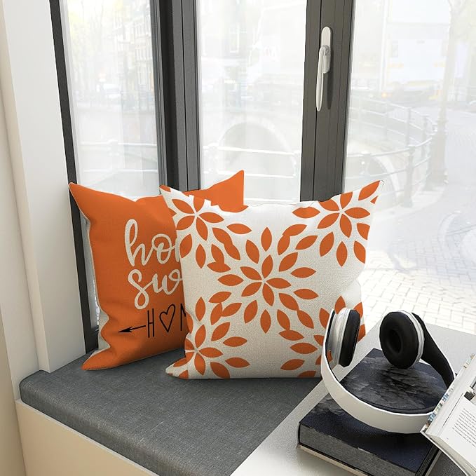 YCOLL Fall Pillow Covers 20x20 Set of 4, Modern Sofa Throw Pillow Cover - Image 4