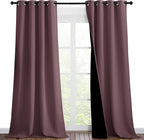 NICETOWN Thermal Insulated 100% Blackout Curtains, Noise Reducing Performance by NICETOWN