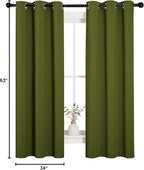 NICETOWN Kitchen Curtain Panels Blackout Draperies, Thermal Insulated Solid - Image 9