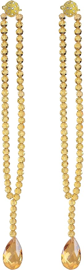 SUQ I OME 2 Pack of Luxury Crystal Beaded Magnetic Curtain Tieback and Holdback - Image 2